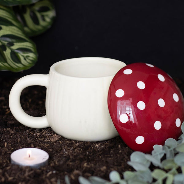 Mushroom Shaped Ceramic Mug