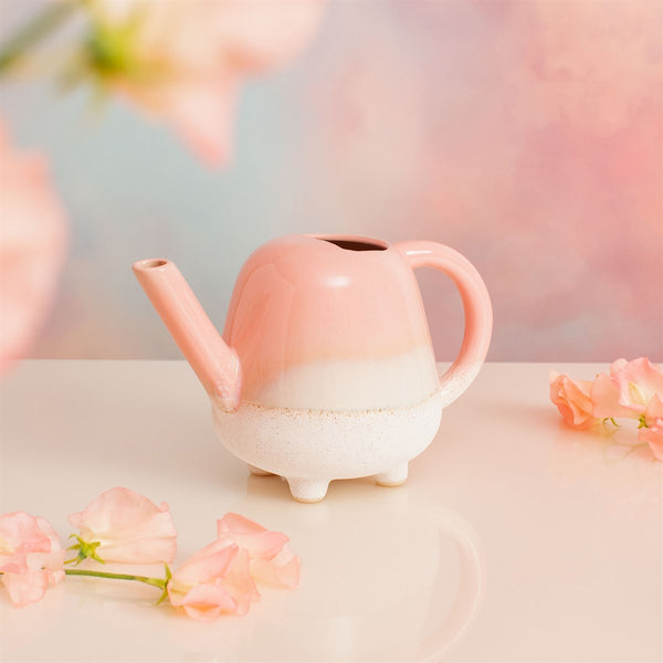 Mojave Glaze Pink Watering Can