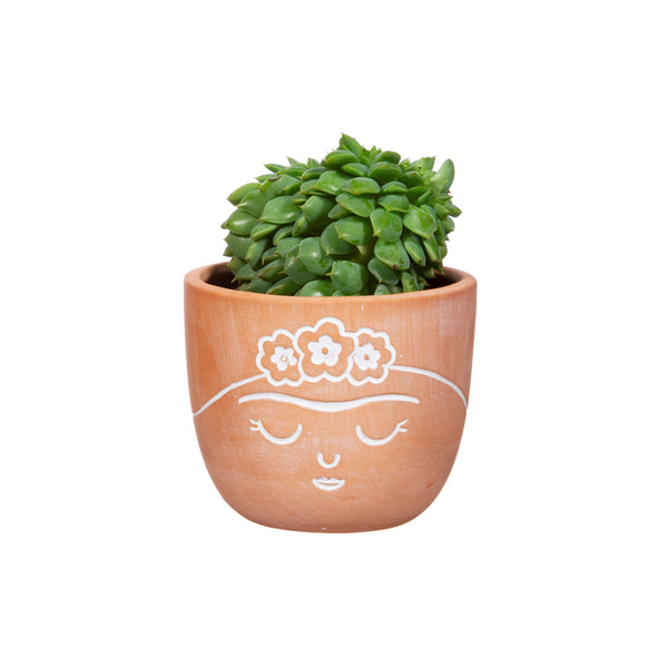 Frida Terracotta Mini Planter