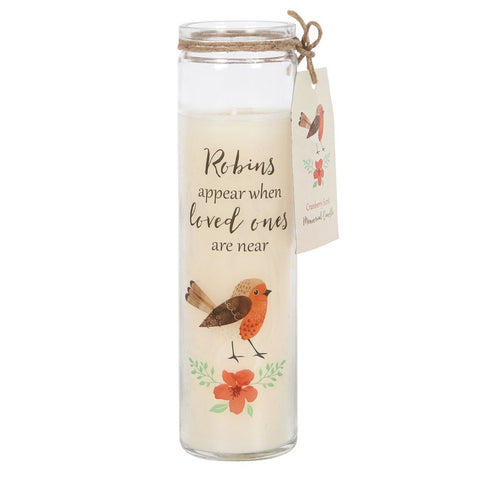 Robins Appear Tube Candle