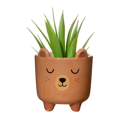 Mini Bear Planter On Legs