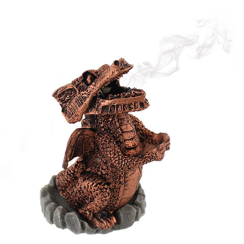 Red Dragon Incense Cone Holder