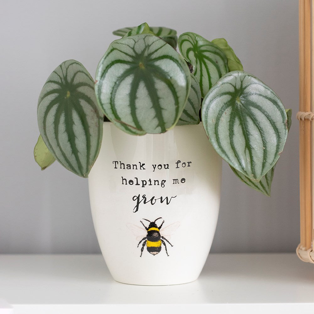 Thanks For Helping Me Grow Ceramic Plant Pot