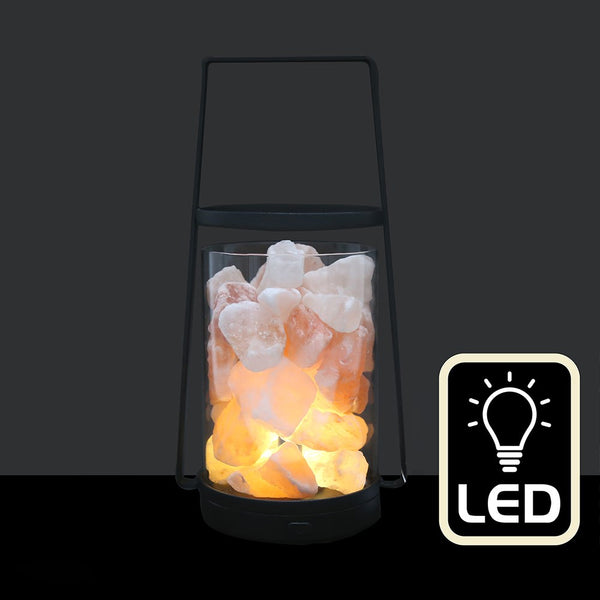 LED Salt Lamp Lantern