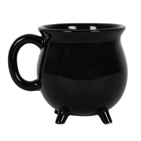 Plain Black Cauldron Mug