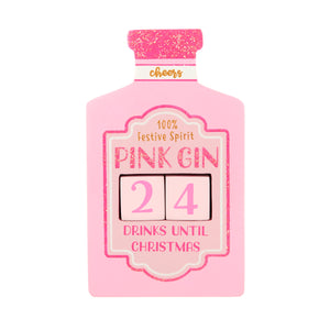 Christmas Pink Gin Countdown
