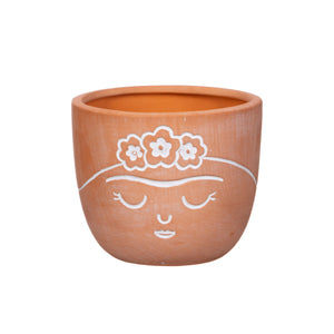 Frida Terracotta Mini Planter