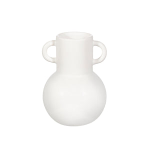 Small Amphora Vase White