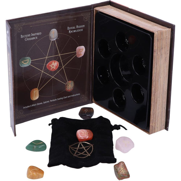 Salem's Spell Kit Set of Six Witches Wellness Stones in Decorated Box