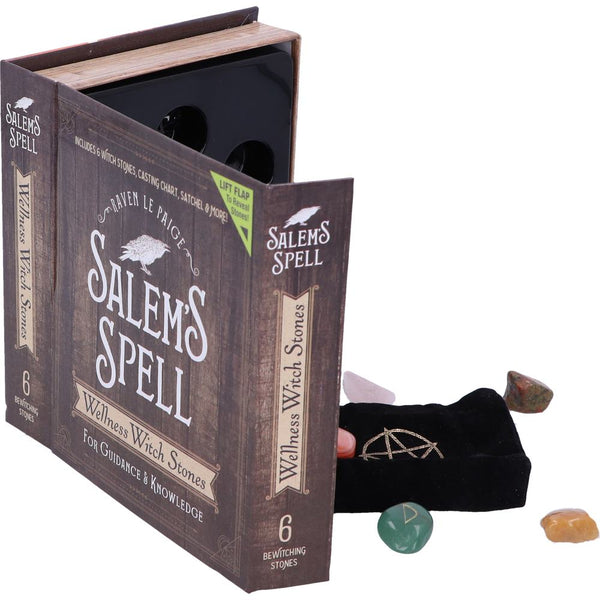 Salem's Spell Kit Set of Six Witches Wellness Stones in Decorated Box