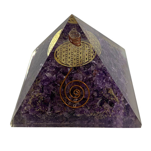 Orgone Reiki Healing Pyramid, 7.5cm