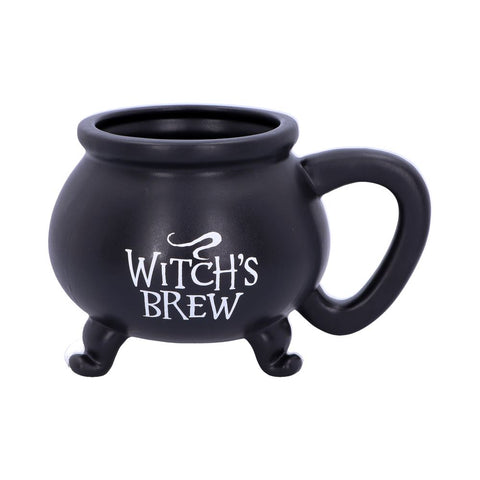 Smooth Black Witch's Brew Cauldron Mug