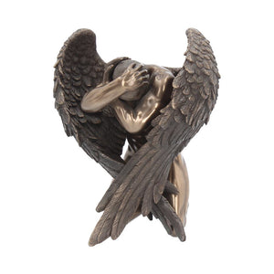 Bronzed Angels Retreat Religious Figurine